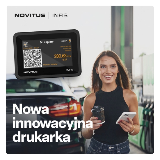 Drukarka INFIS w automatycznej sprzedaży towarów i usług