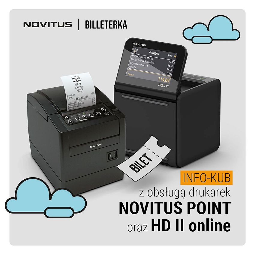 bileterka Novitus Point oraz HD II Online