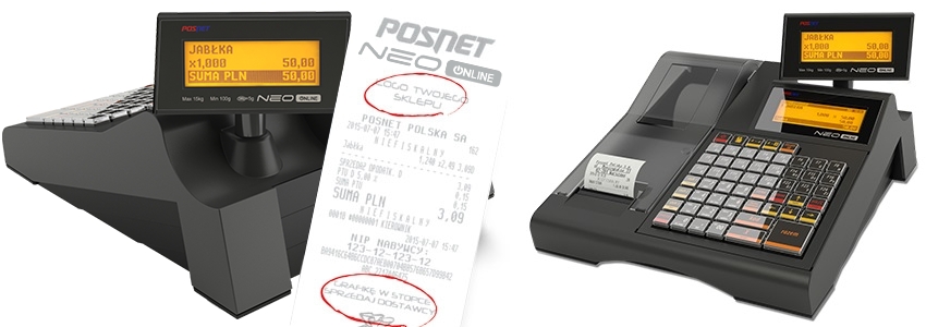 Ergonomiczna klawiatura z klawiszami szybkiego dostępu – Posnet NEO Widok klawiatury kasy fiskalnej Posnet NEO Online